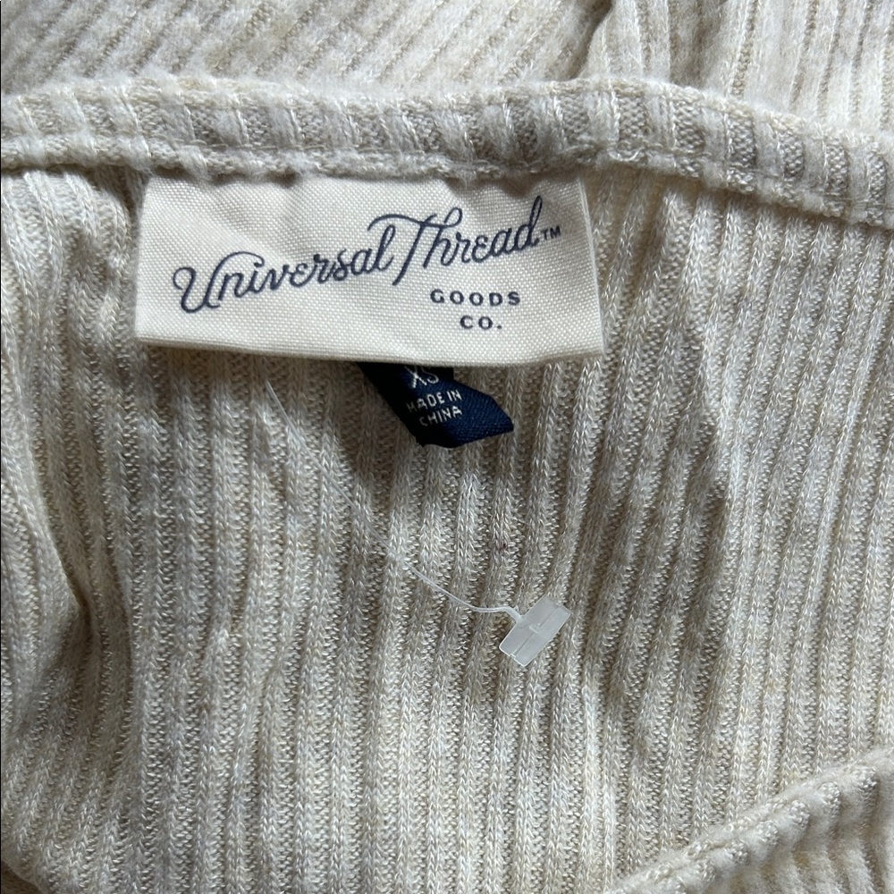 Universal Thread Cream Midi Dress - Picture 2 of 4
